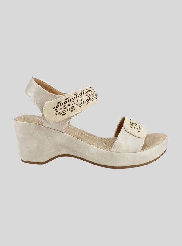Sandalia New Walk Athenea Beige