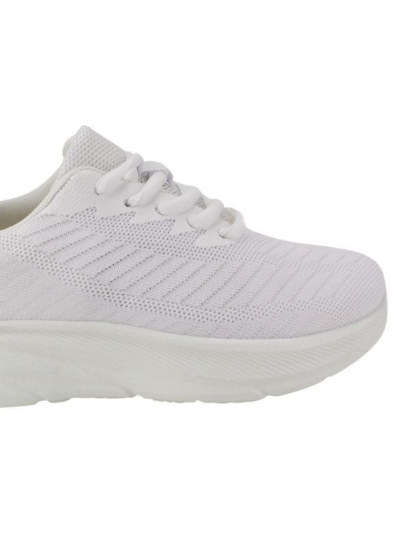 Zapatilla New Walk Mesh Plataforma Blanca-3