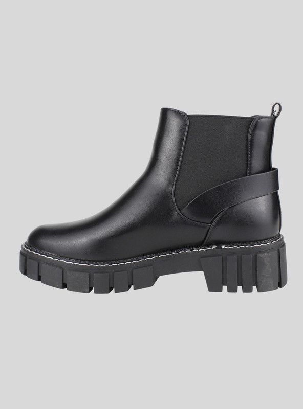 Botin New Walk Elástico Negro-2