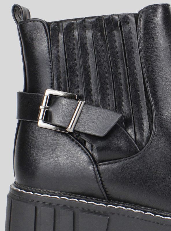 Botin New Walk Elástico Negro-3