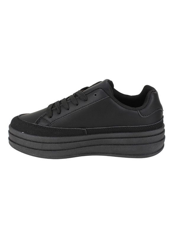 Zapatilla Agua de Coco Amit Plataforma Negra-2