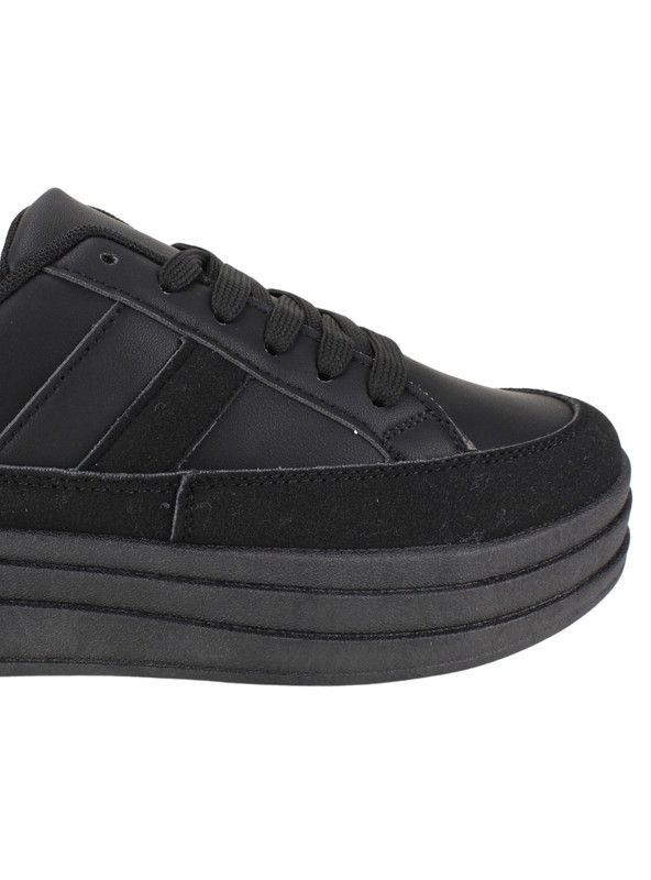 Zapatilla Agua de Coco Amit Plataforma Negra-3