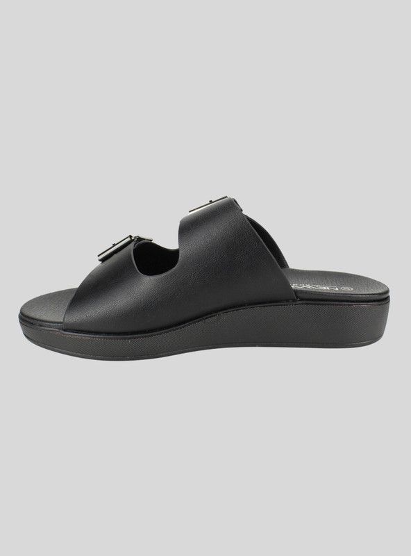 Sandalia New Walk Celia Slip On Negra-2