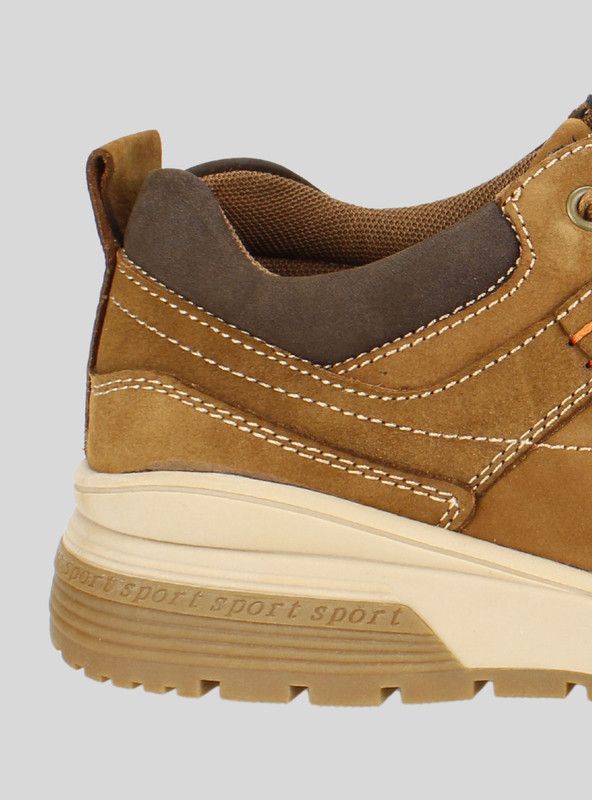 Zapatilla Nat Geo Lenga Cuero Camel-3