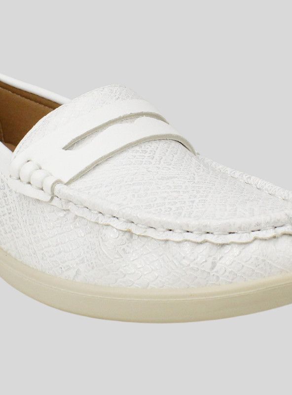 Mocasín New Walk Reptil Blanco-3