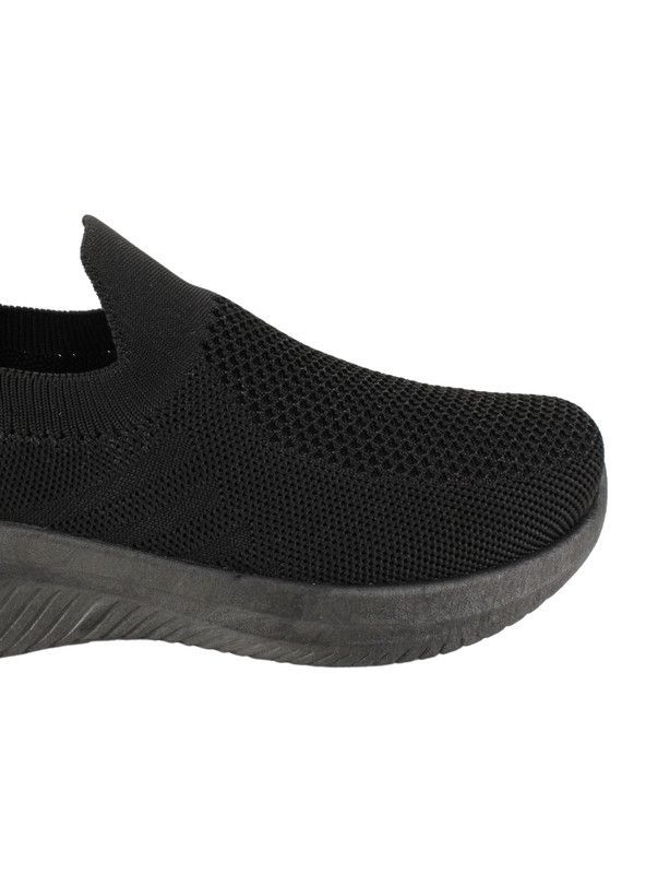 Zapatilla New Walk Slip On Mesh Negra-3