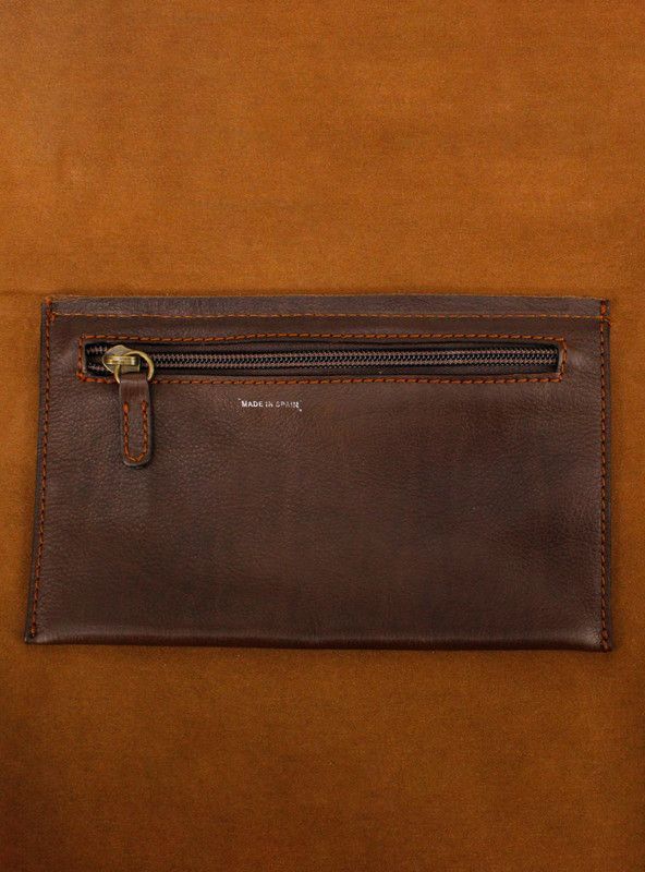 Cartera Pikolinos Cuero Trenzas Café-3