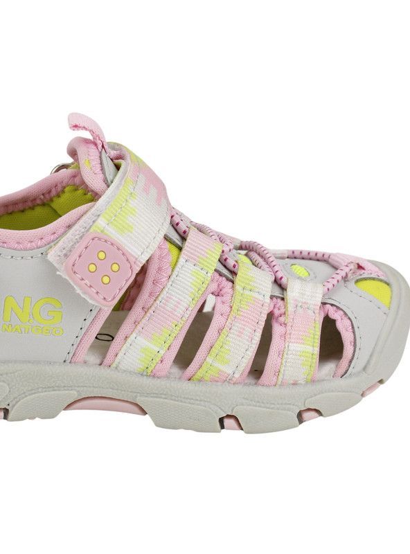 Sandalia Nat Geo Kids Outdoor Infantil Gris-3