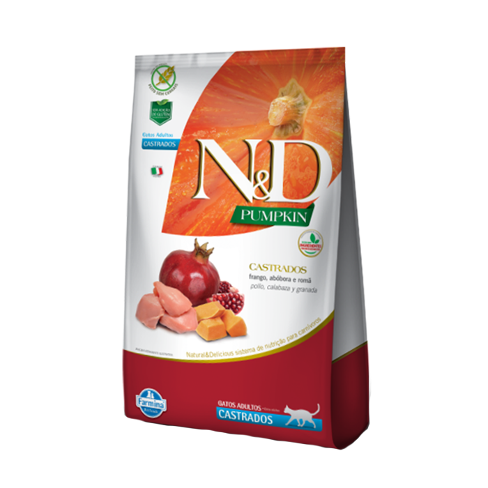N&D PUMPKIN Pollo, Calabaza y Granada Castrados 1,5 Kg.-0