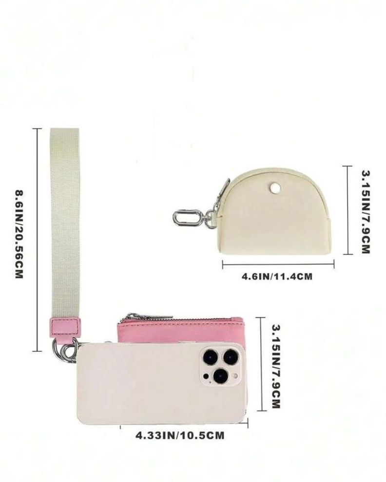 Mini cartera con cremallera estilo monedero-2