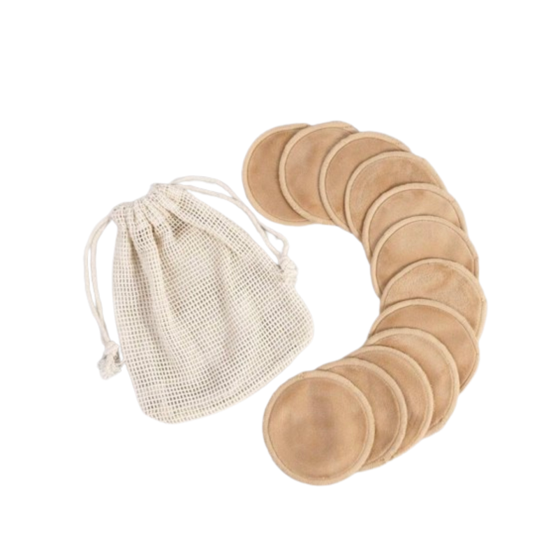 Toallitas Desmaquillantes 12 Pétalos Reutilizable Con Bolsa-0