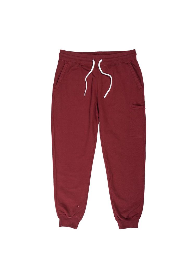 Pantalón Buzo Hombre Burdeo Algodón Peruano Panama Jack-3
