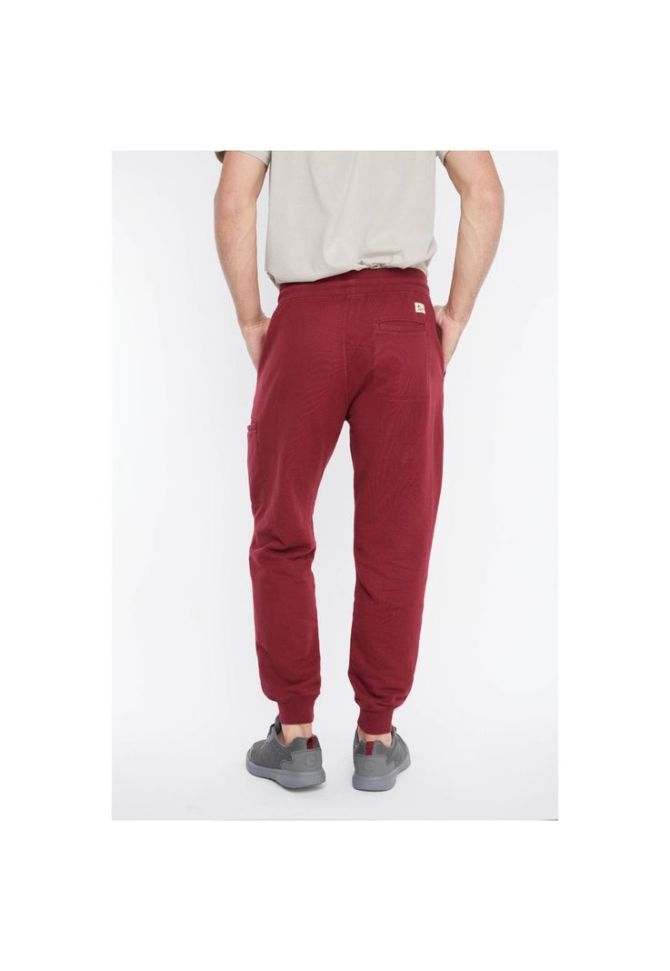 Pantalón Buzo Hombre Burdeo Algodón Peruano Panama Jack-4