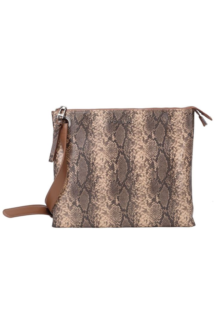 Cartera Bandolera Animal Print Pollini-0