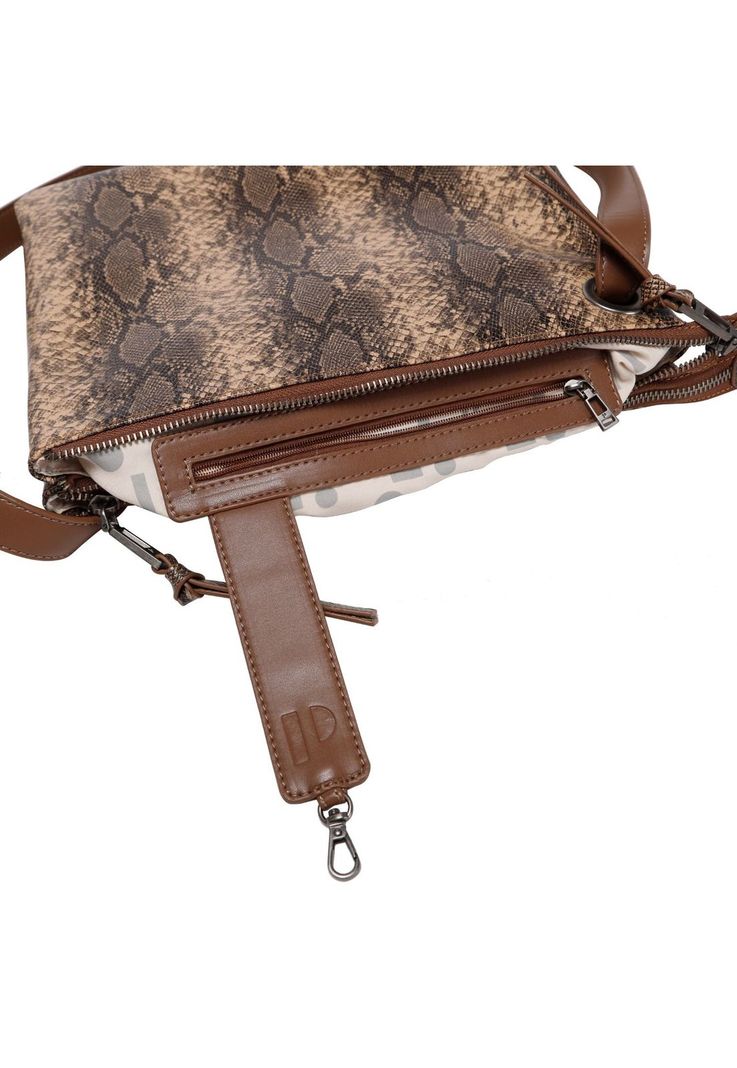 Cartera Bandolera Animal Print Pollini-4