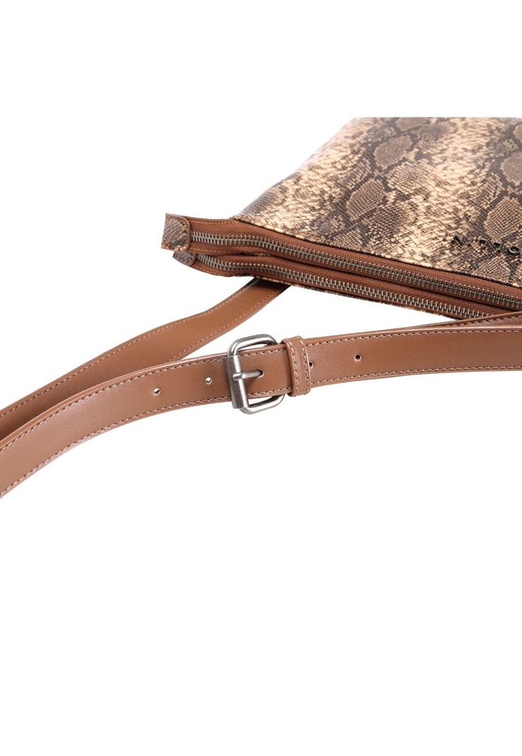 Cartera Bandolera Animal Print Pollini-5