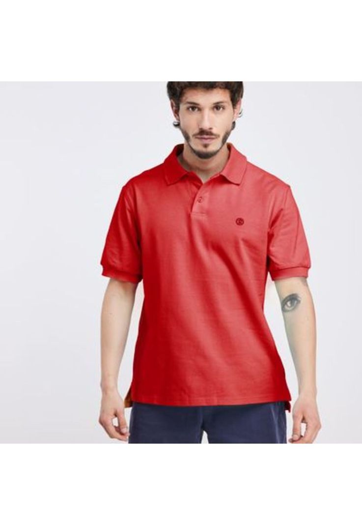 Polera MC Soria Rojo Panama Jack-0