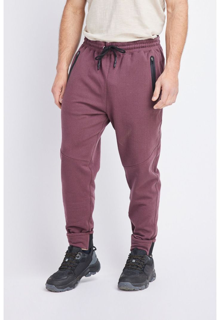Pantalón Buzo Hombre Burdeo Panama Jack-2