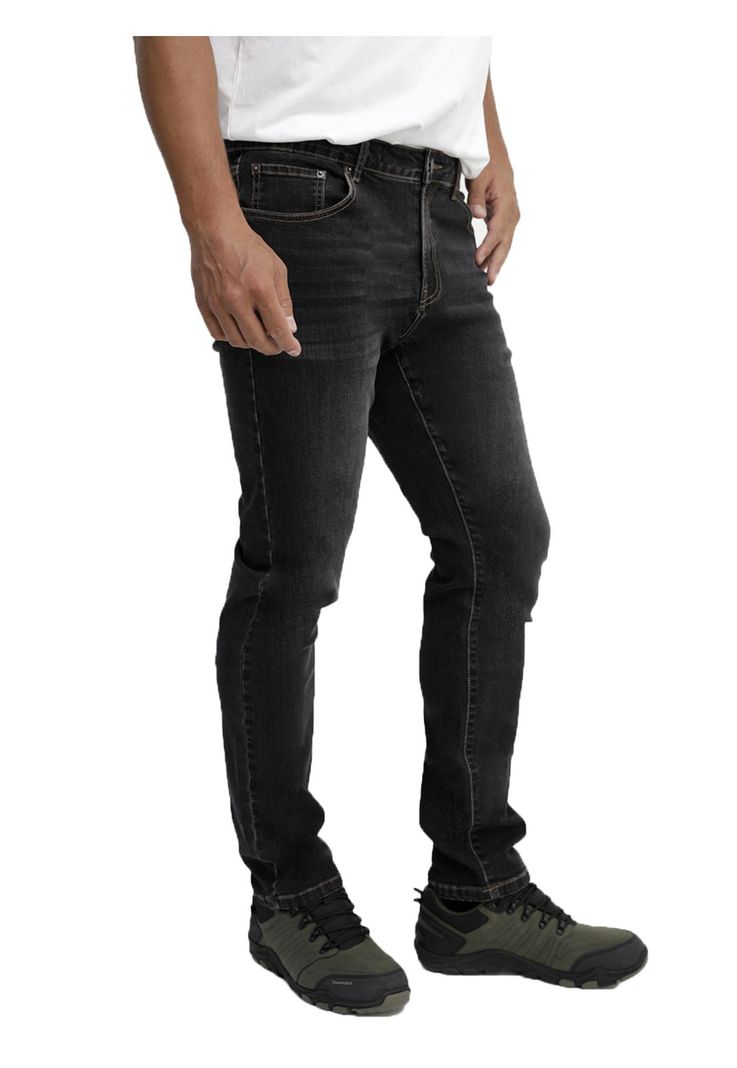 Jeans Hombre Gris oscuro Panama Jack-3