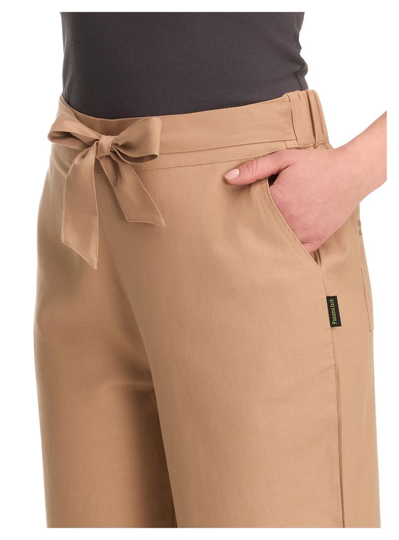 Pantalón Lino Mujer Panama Jack-5