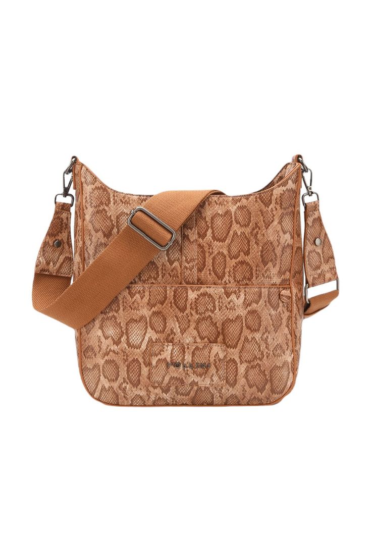 Cartera Bandolera Beige Pollini-0