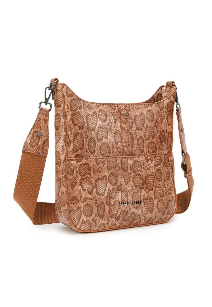 Cartera Bandolera Beige Pollini-1