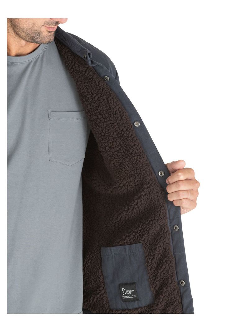 Chaqueta Hombre Azul Panama Jack-5