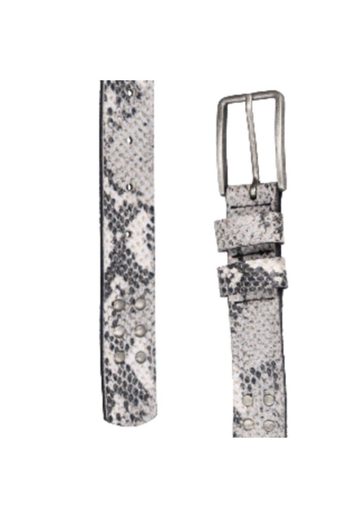 Cinturón Mujer 100% Cuero Z553 Plata Zappa-2