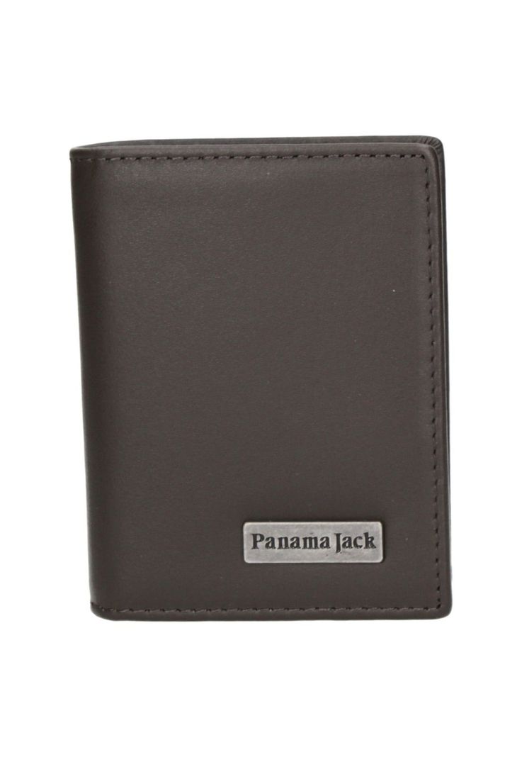 Billetera Cuero Hombre chocolate panama jack-0