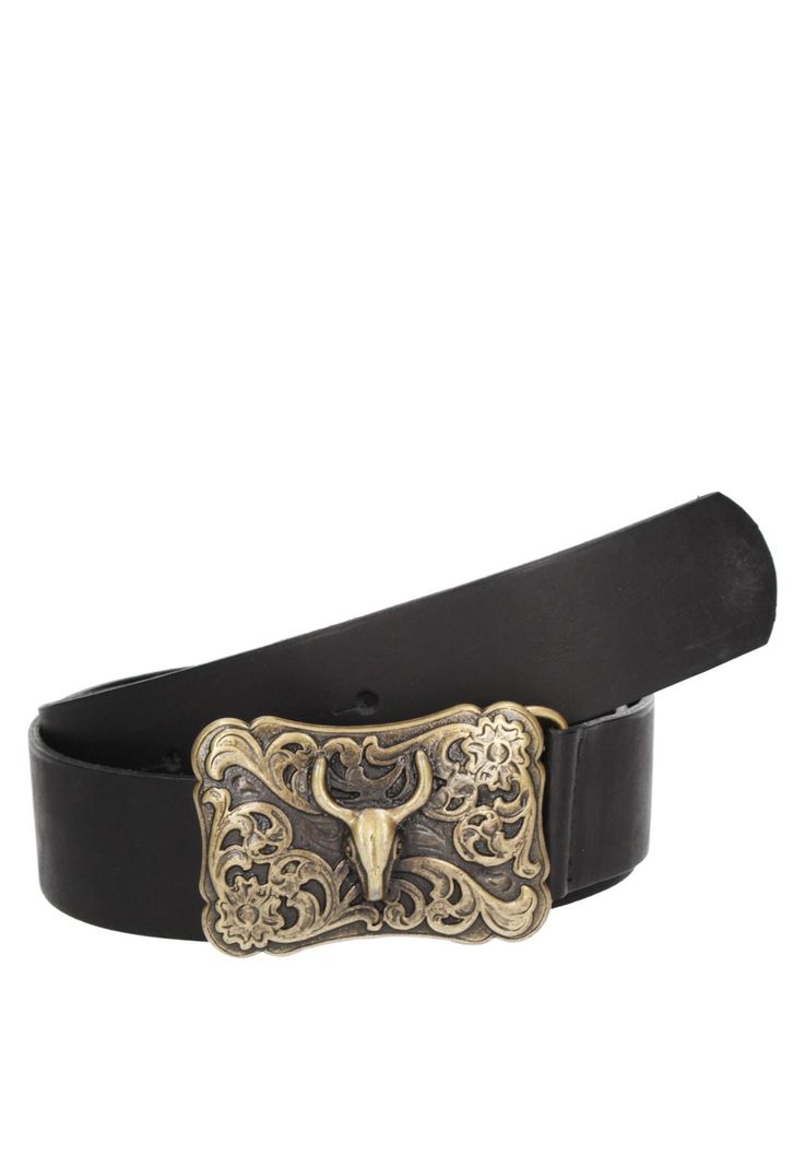 Cinturón Cuero Mujer J018 Negro Panama Jack-0