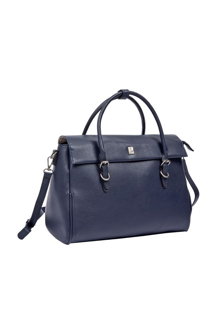 Cartera Tote Azul Pollini-3