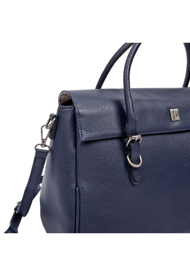 Cartera Tote Azul Pollini-4