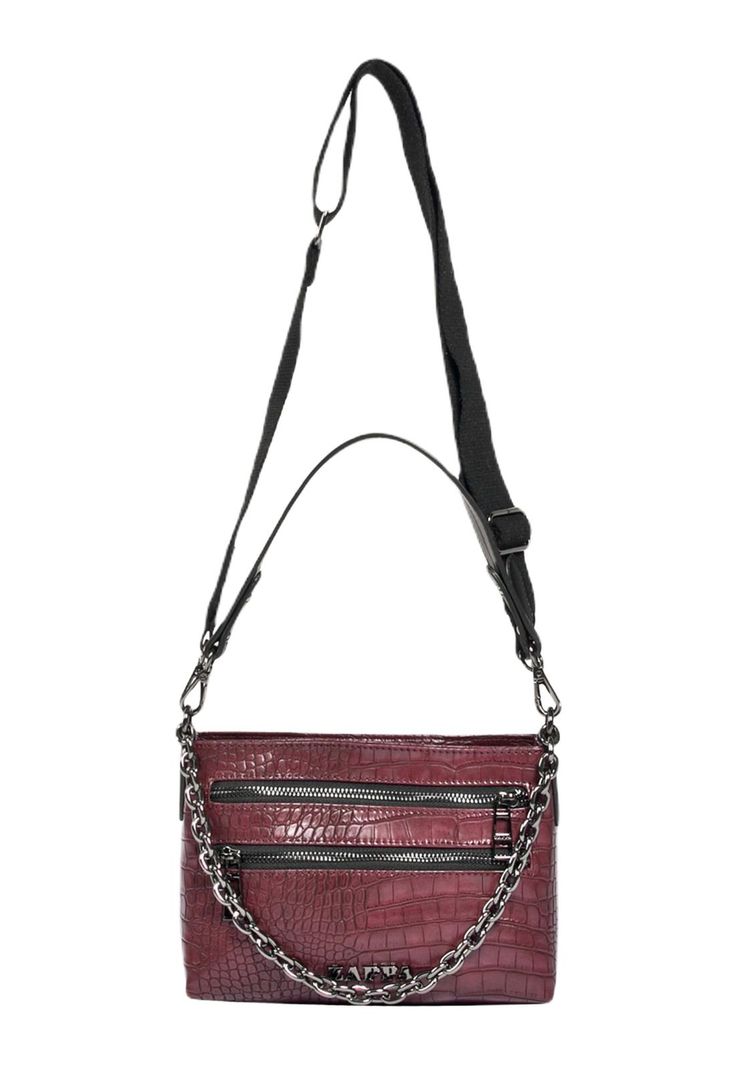 Cartera Bandolera Frambuesa Zappa-0