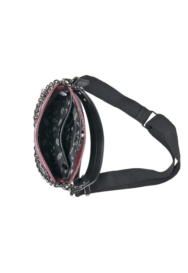 Cartera Bandolera Frambuesa Zappa-2