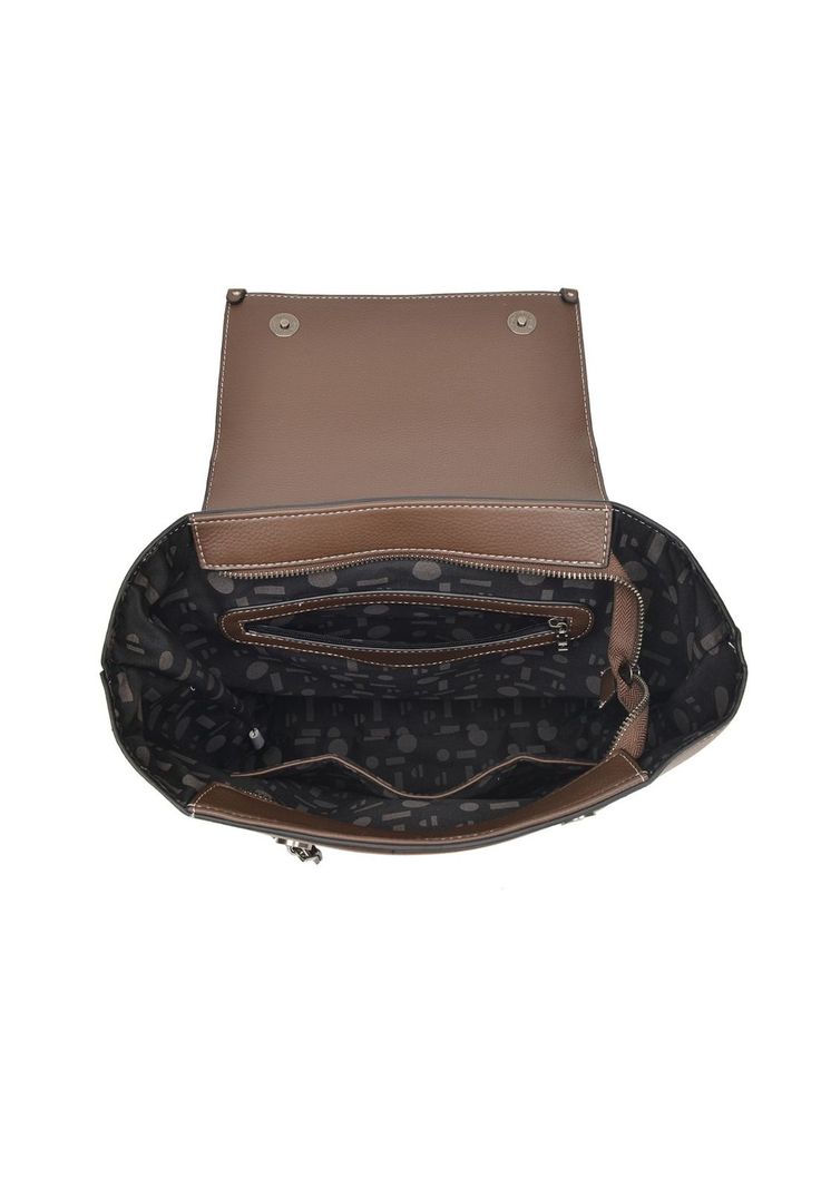 Mochila Mujer Chocolate Pollini-3