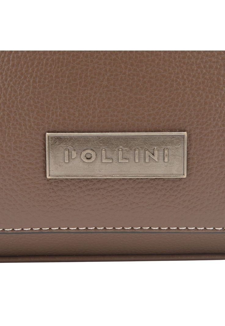 Mochila Mujer Chocolate Pollini-5