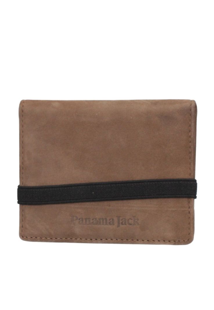 Billetera Tarjetero Cuero Hombre Café Panama Jack-0