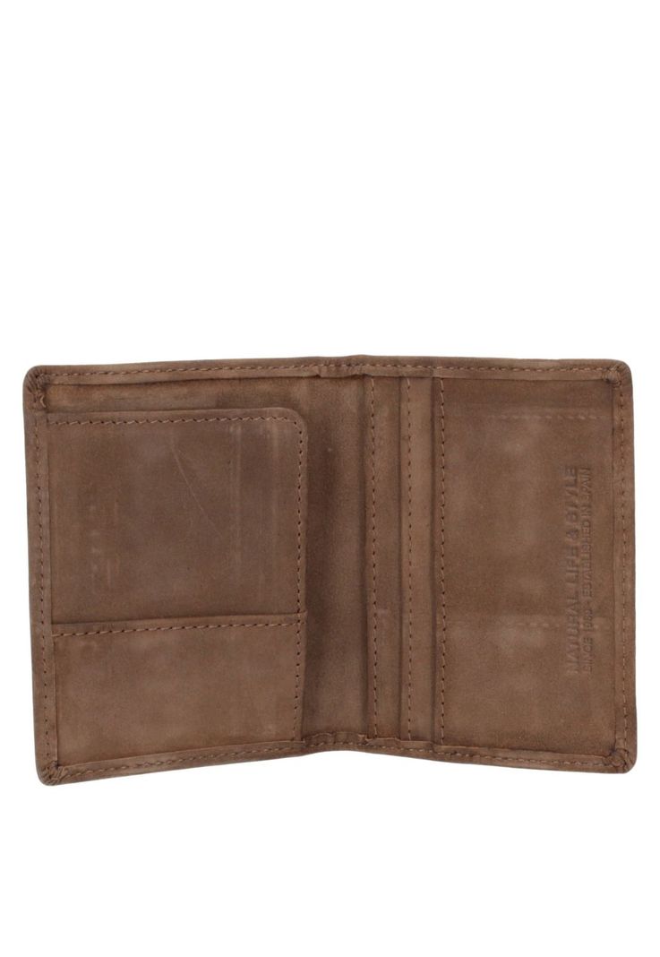 Billetera Tarjetero Cuero Hombre Café Panama Jack-1