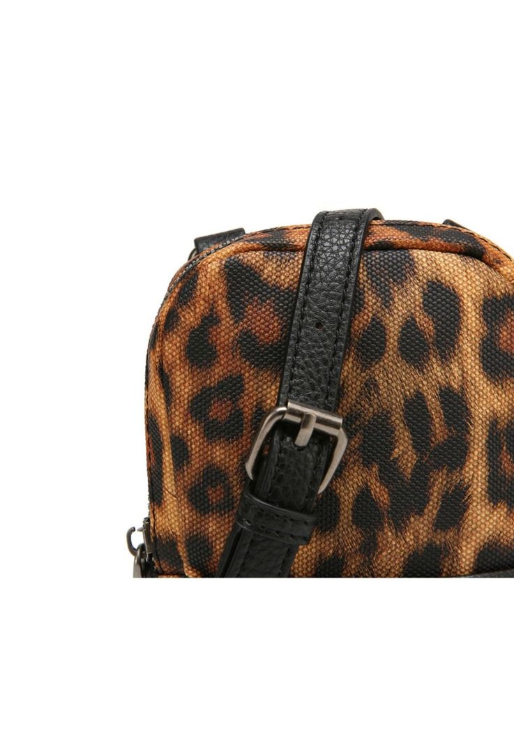 Cartera porta celular Animal Print Pollini-4