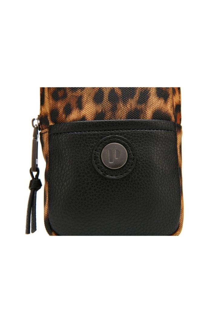Cartera porta celular Animal Print Pollini-5
