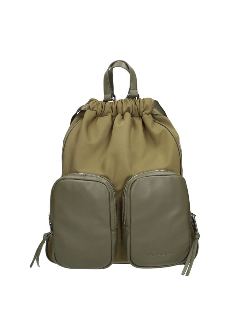 Mochila Mujer Verde Pollini-0