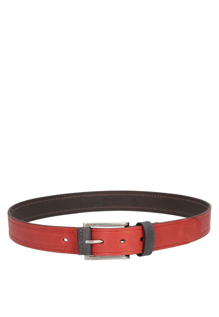 Cinturón Cuero Hombre Rojo Panama Jack-1