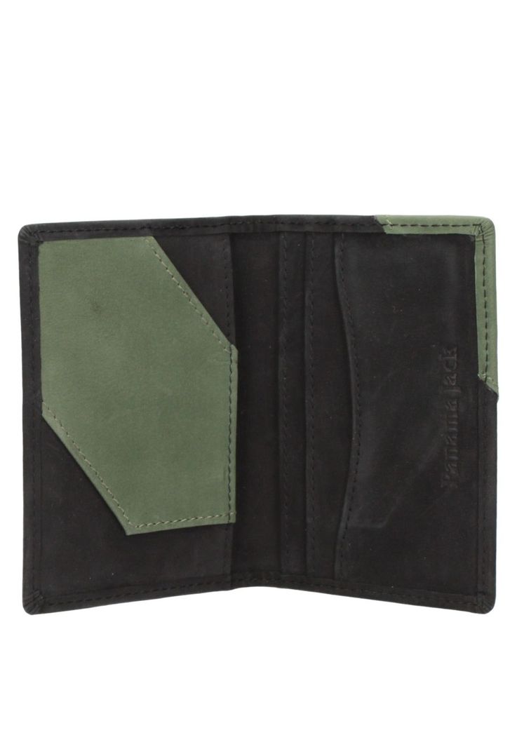 Tarjetero Cuero Hombre Negro Panama Jack-1