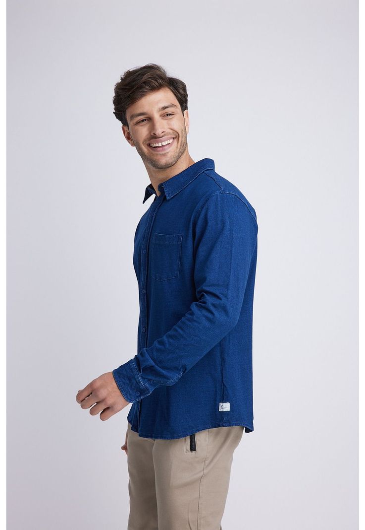 Camisa Hombre Navy Panama Jack-1