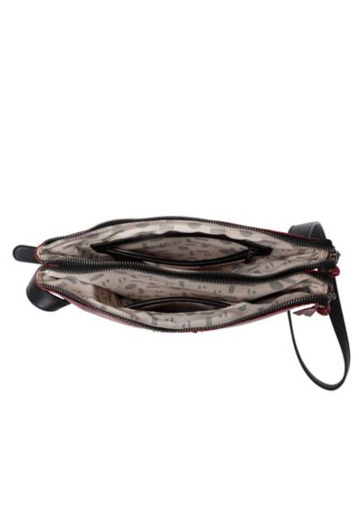 Cartera Bandolera Animal Print Pollini-2