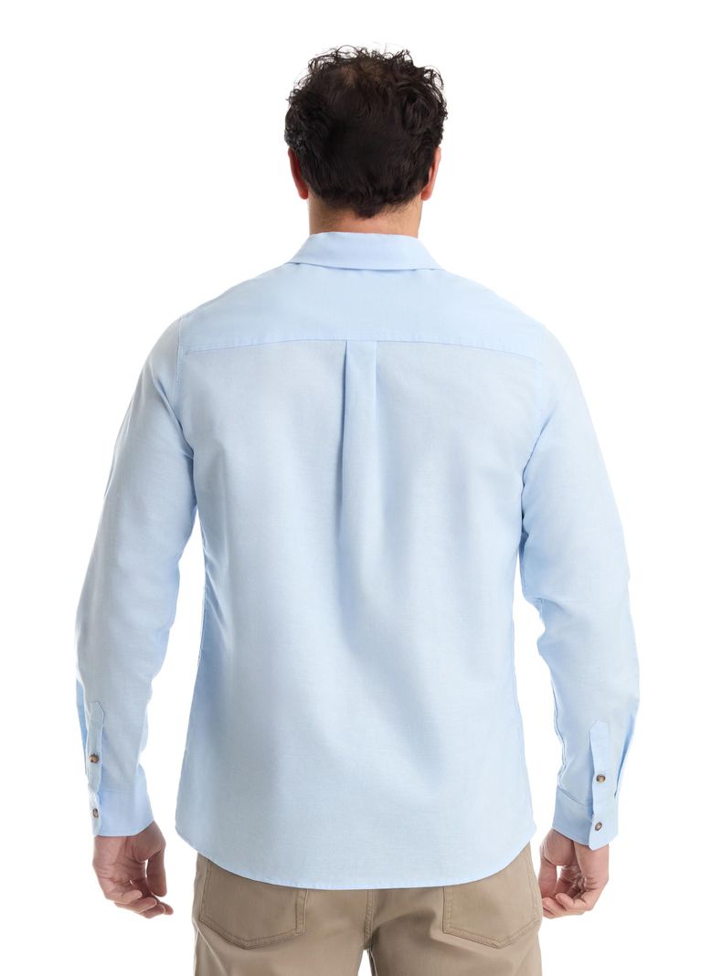 Camisa Hombre Manga Larga Lino Panama Jack-3