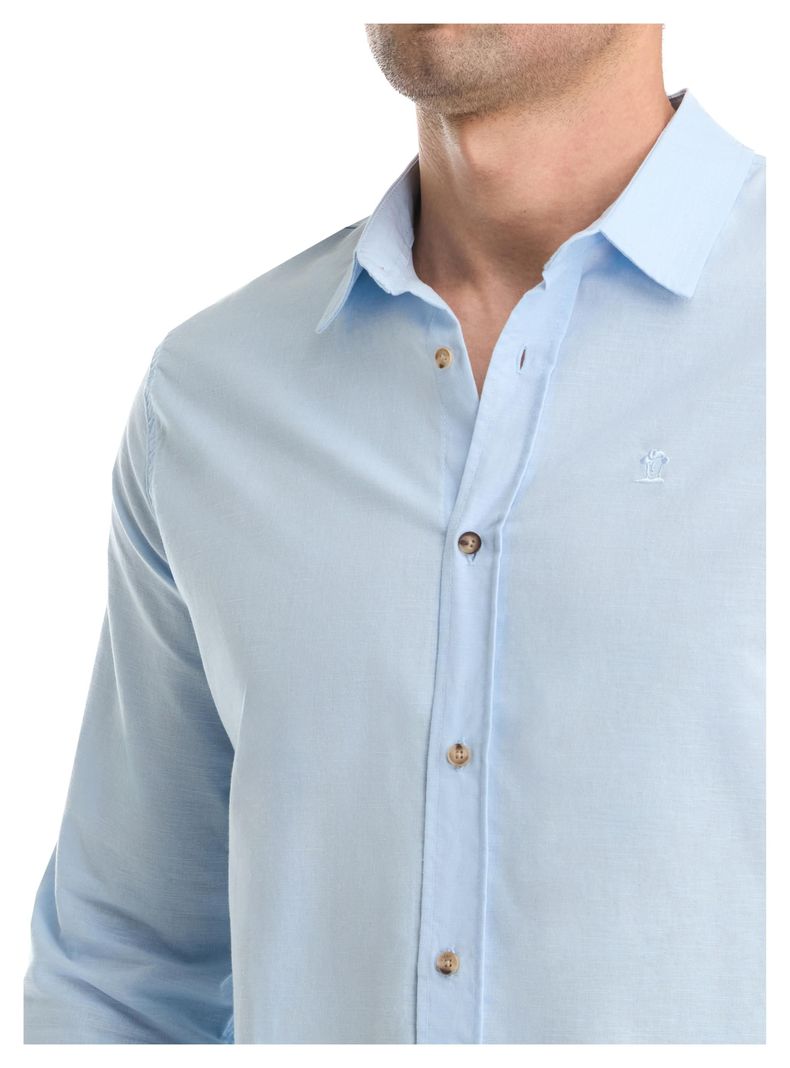Camisa Hombre Manga Larga Lino Panama Jack-6