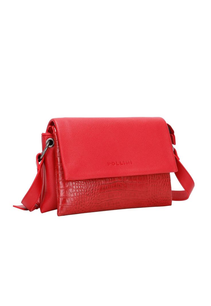 Cartera Bandolera Verona I Rojo Pollini-1