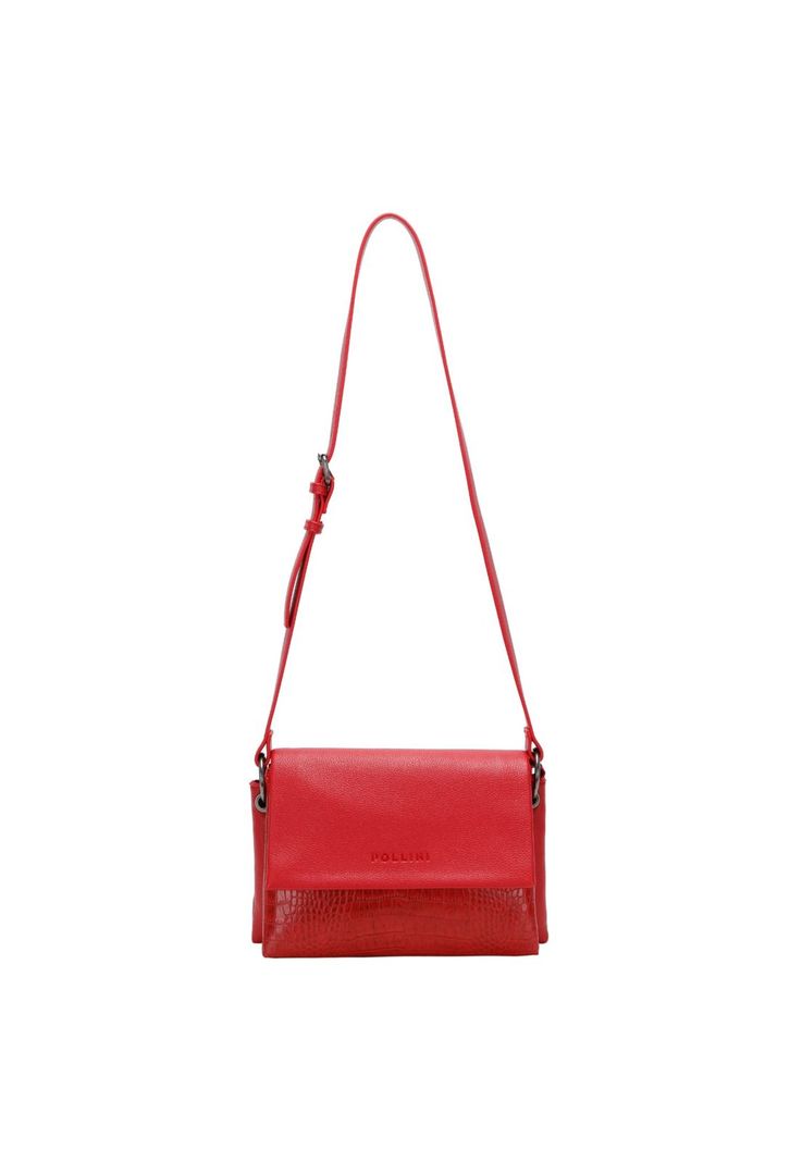 Cartera Bandolera Verona I Rojo Pollini-3