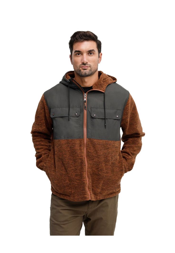 Polerón Polar Hombre Naranjo Panama Jack-0